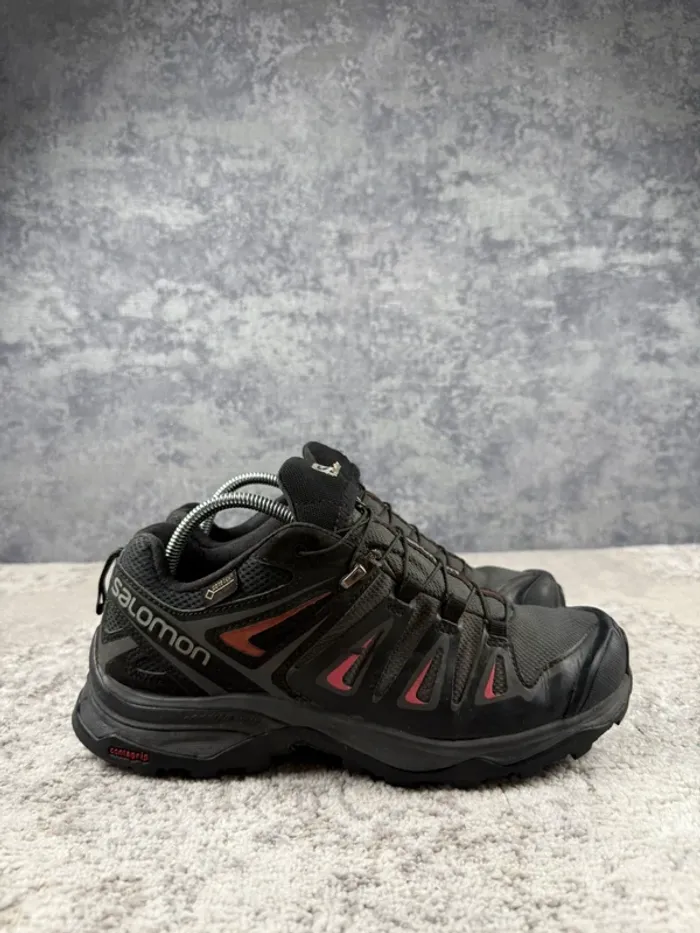 Salomon X Ultra 2 Gore-Tex - Black & Grey & Orange / Corzil - photo numéro 3
