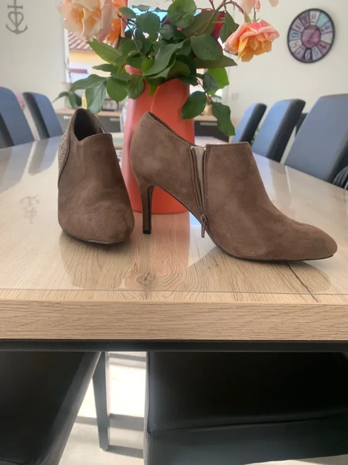 Bottines marron 40 - photo numéro 2