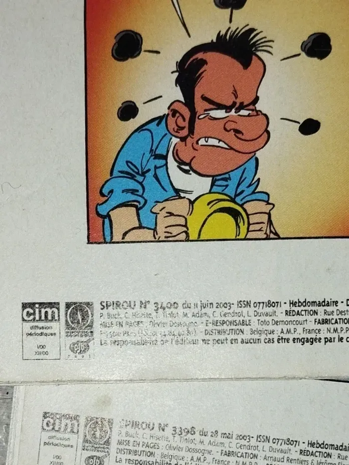 Lot de 12 magazines SPIROU année 2003 L002 - photo numéro 7