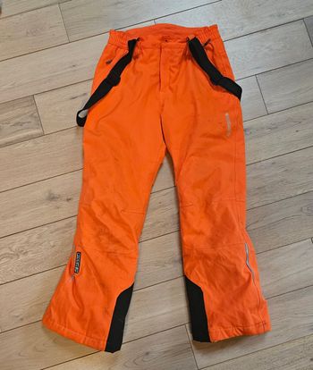 Salopette de ski enfant 9-10 ans 140cm orange