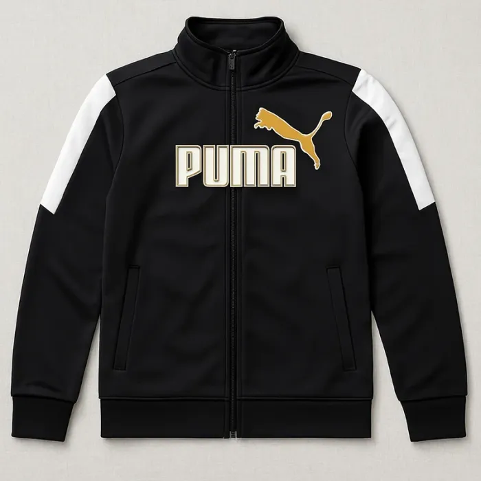 Veste Puma noire – Taille 5/6 ans - 3€