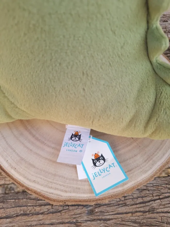beautiful green Bryno Dino nwt jellycat - photo numéro 8