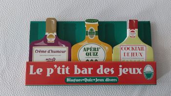 Jeu apéro Le p'tit bar des jeux, jeu à boire
