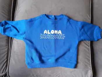 Sweat bleu - Kiabi - Taille 12 mois