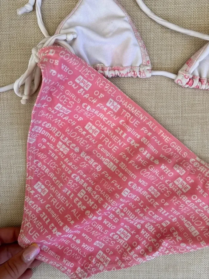 Maillot de bain 2 pièces rose - photo numéro 7