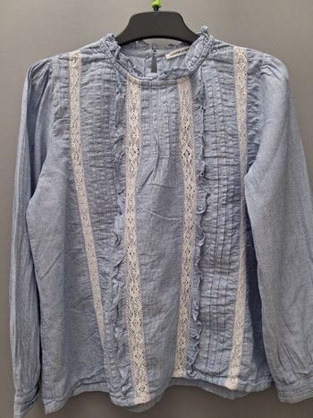 Blouse bleue- 10 ans