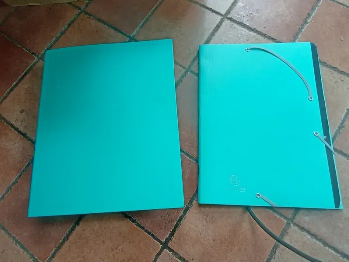 Lot grand classeur et chemise trieur exacompta