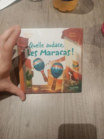 Livre bébé enfant quelle audace, les maracas