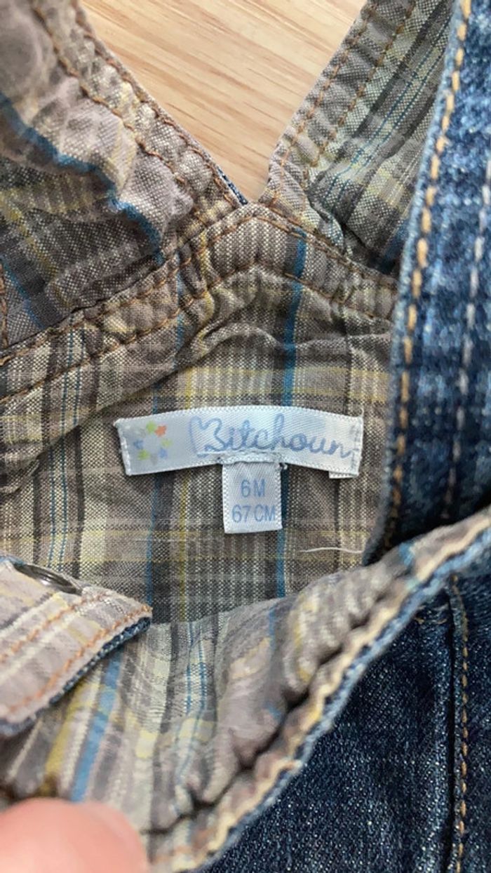 Salopette jean kitchoun 6 mois - photo numéro 4