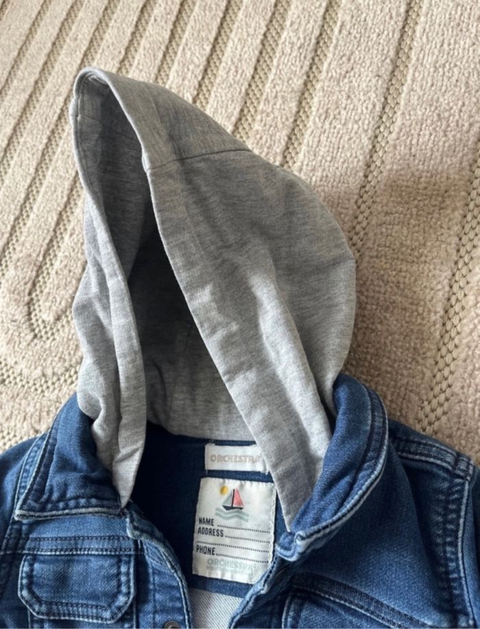 Veste jean à capuche - photo numéro 3