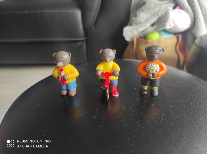Lot figurines petit ours brun