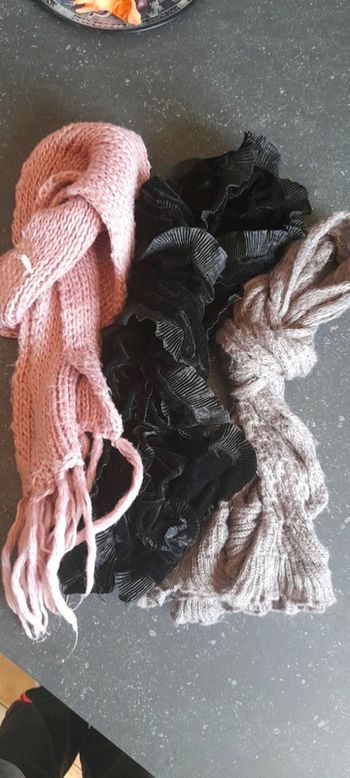 Lot de 3 écharpes