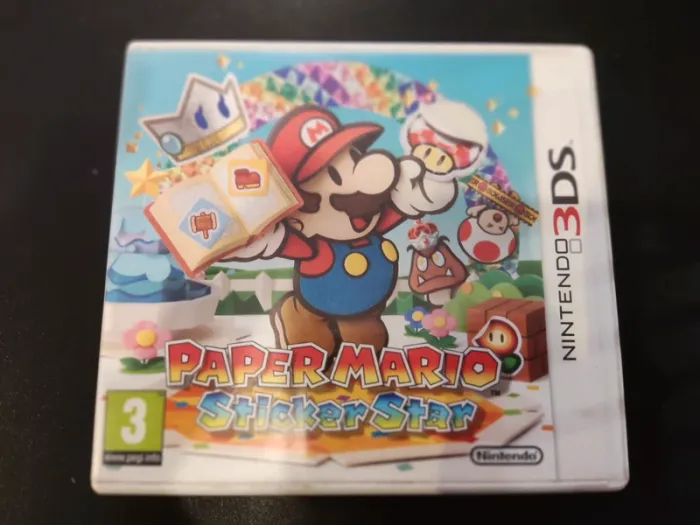 Jeu Paper Mario Sticker Star nintendo 2ds 3ds