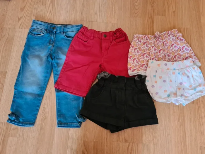 Lot shorts 6 ans