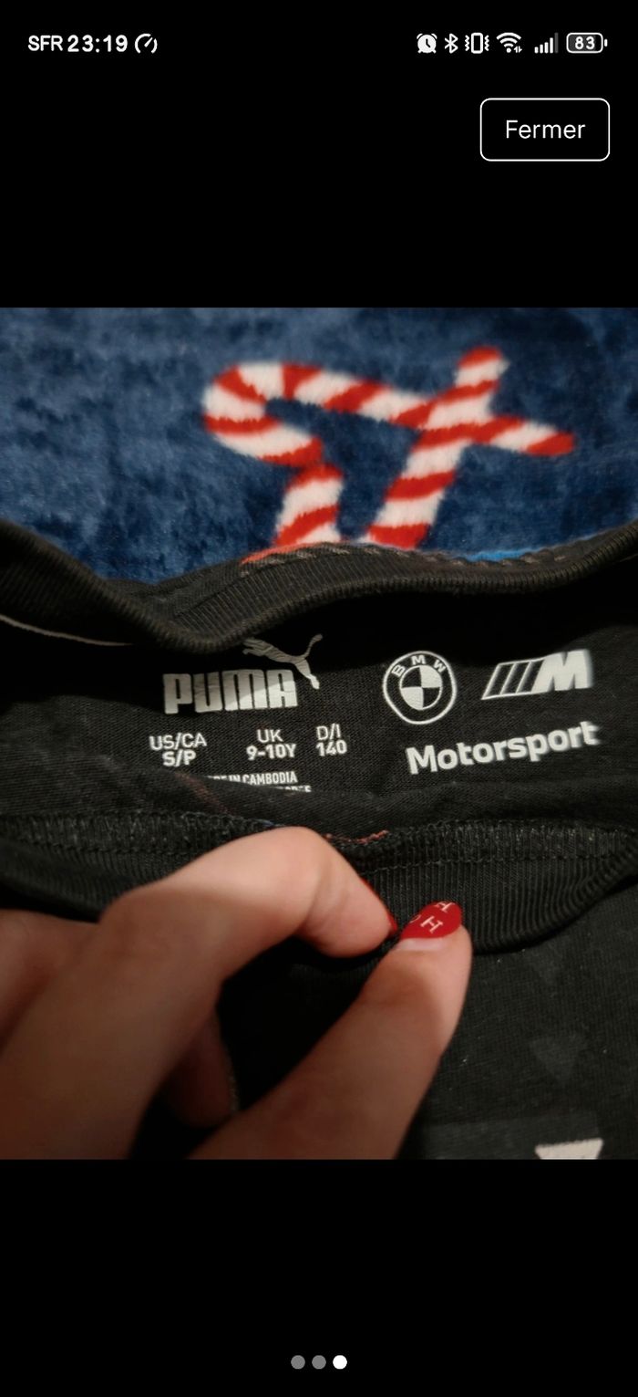 T-shirt 9/10 ans motorsport - photo numéro 3