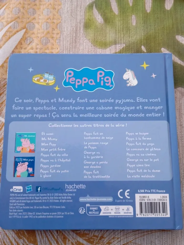 Livre Peppa pig la soirée pyjama de Peppa - photo numéro 2
