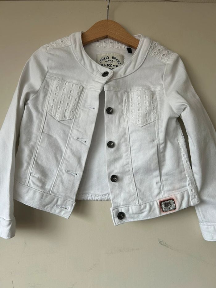 Veste en jean blanc ikks