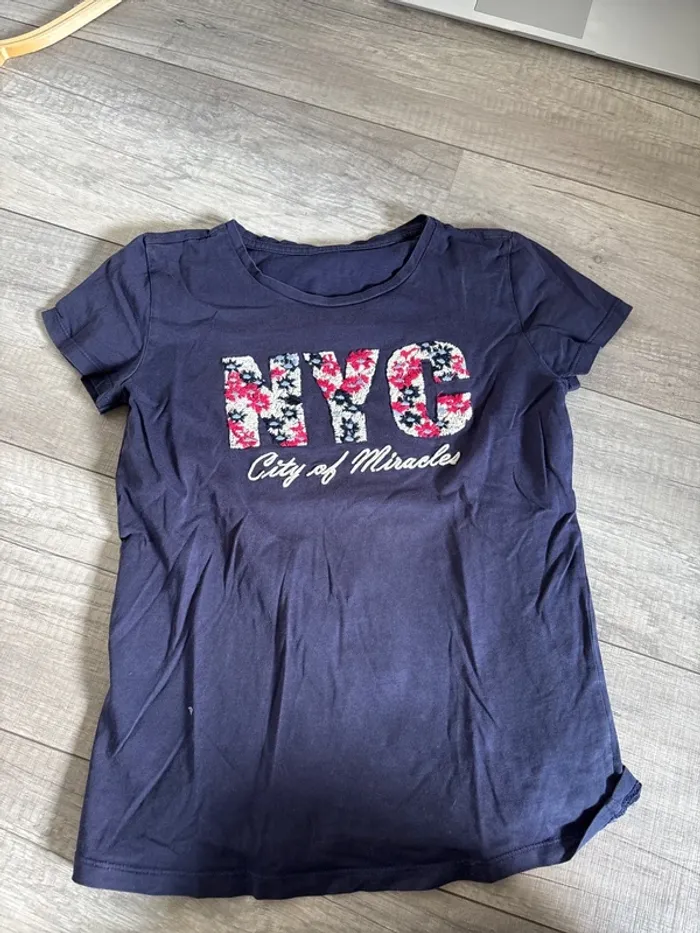 t-shirt NYC Flower - photo numéro 2