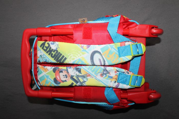 beau cartable à roulettes mickey multicolore - photo numéro 7
