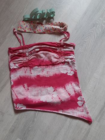 Débardeur fille a fleurs 🌸