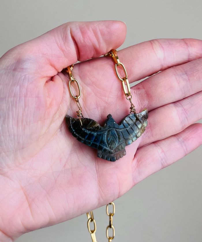 Sautoir phœnix Labradorite - photo numéro 4