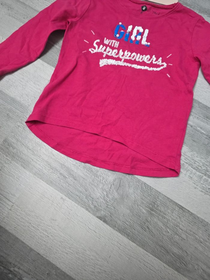 Tee shirt manche longue fille - photo numéro 6