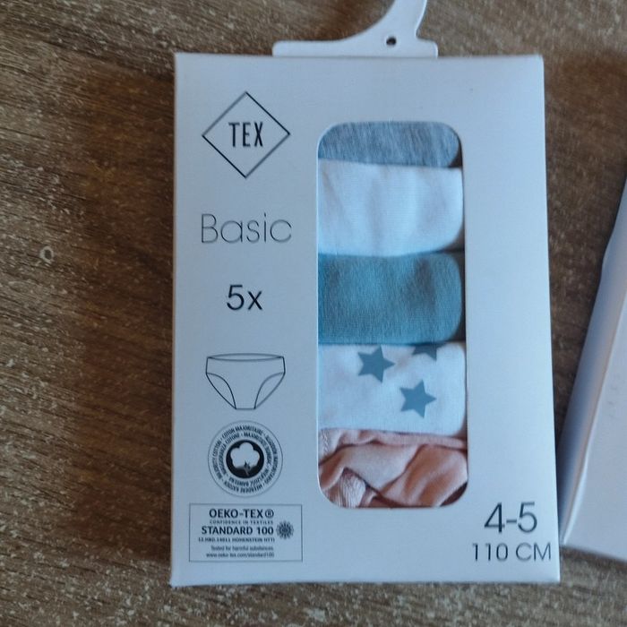 🩷 Lot de 3 boîtes de 5 culottes =15 culottes 4/5 ans Tex #emyfleury_sousvetement - photo numéro 3