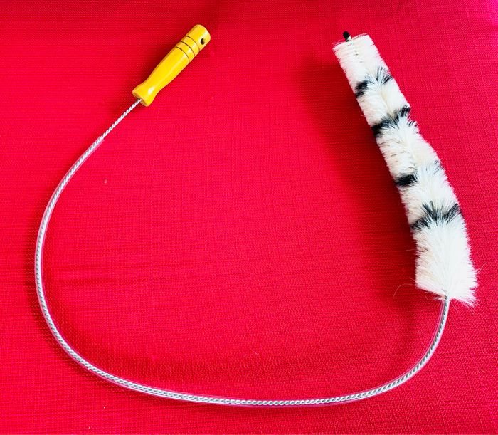 Brosse radiateur en poils de chèvre