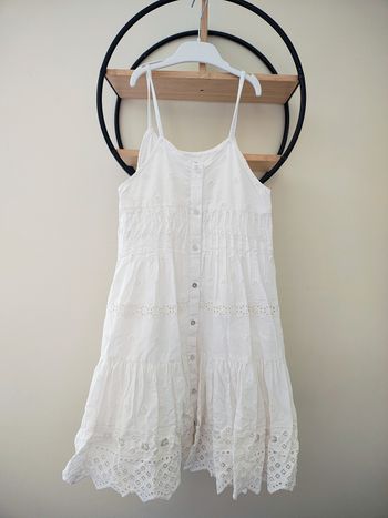 10 ans robe été Zara effet broderie anglaise 