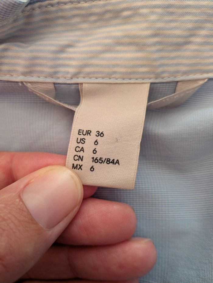 Chemisier bleu taille 36 - photo numéro 3