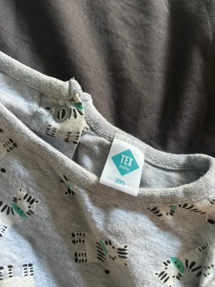 Lot de 3 combinaisons short 36mois 3 ans - photo numéro 9