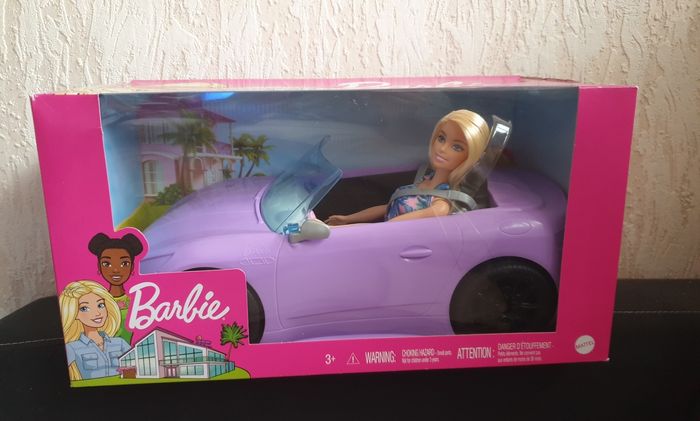 BARBIE ET SA DÉCAPOTABLE MATTEL