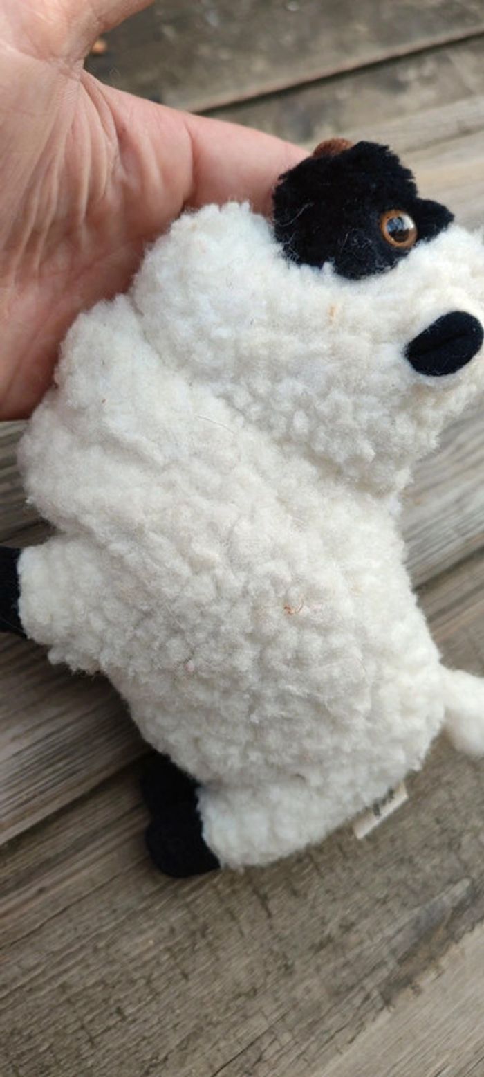 Peluche doudou teddy plush Bear mouton grove ewe sheep blackfort vintage - photo numéro 3