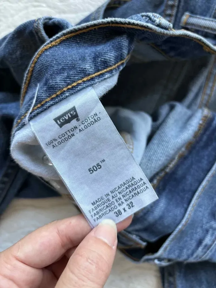 Jean Levi’s 505 Straight fit droit Bleu Homme/Unisexe W38 L32 (XL/48) taille haute - photo numéro 11