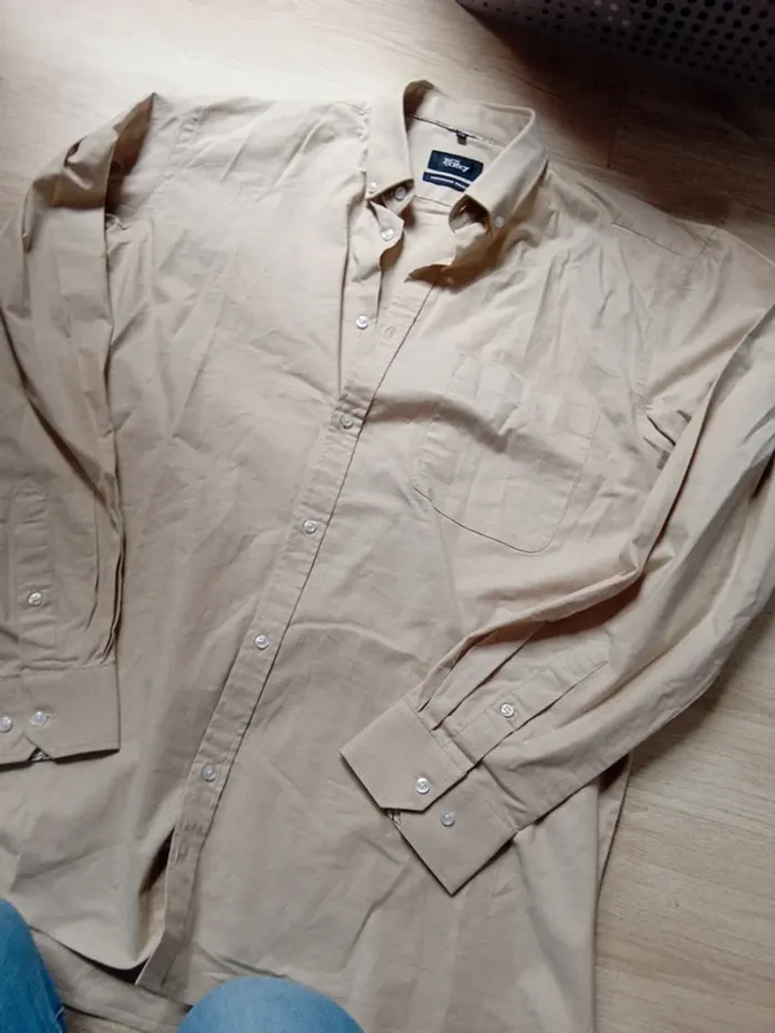 Chemise beige