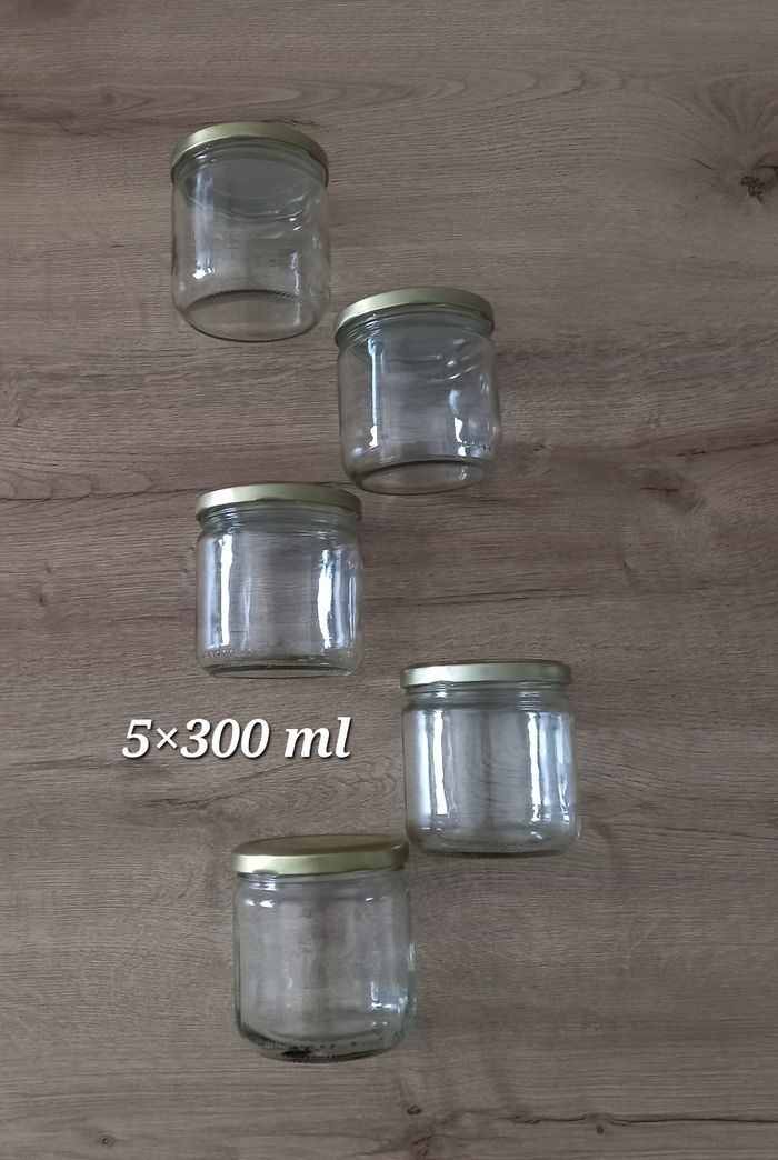 Pots en verre 5×300 ml + 3×180 ml. - photo numéro 3