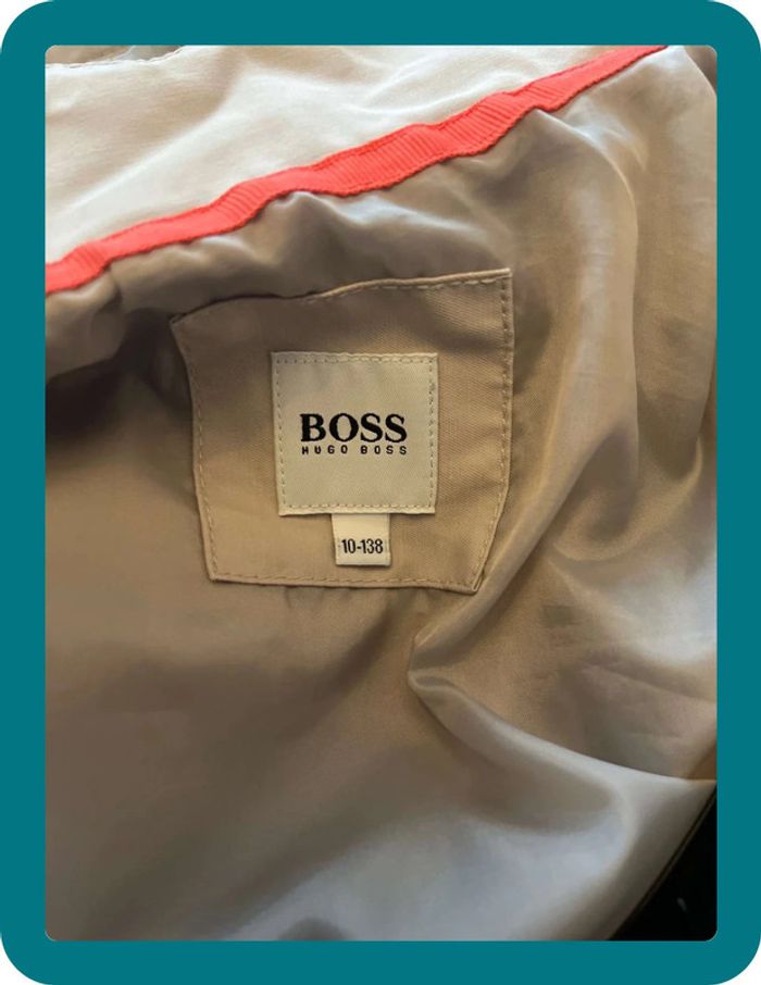 Parka trench mixte déperlante capuche 10 ans - Hugo Boss - photo numéro 7
