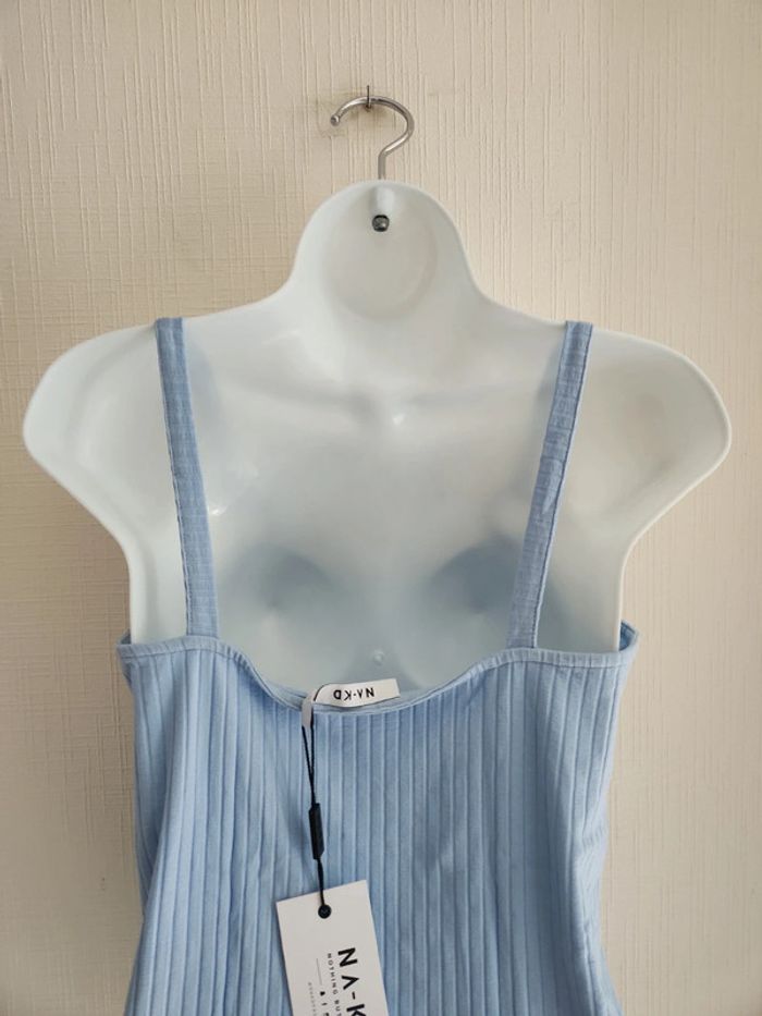 Débardeur bleu ciel NA-KD 34 neuf avec étiquette - photo numéro 7