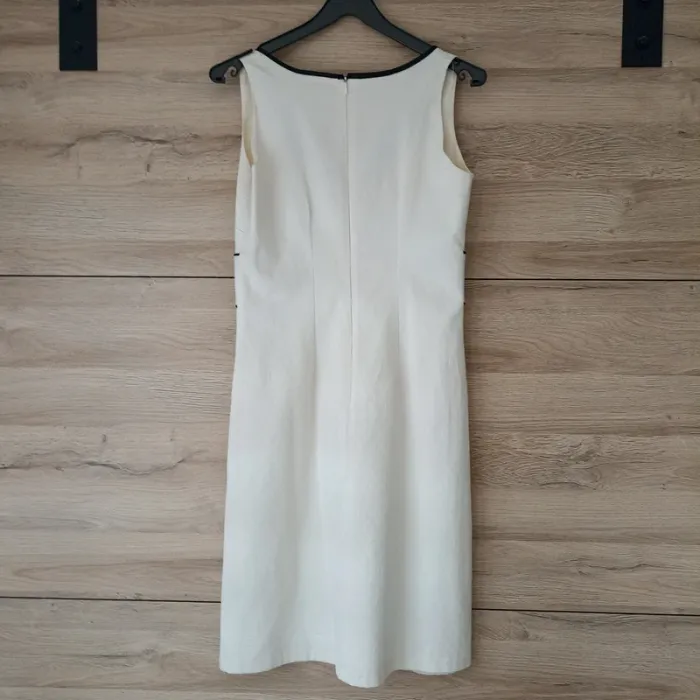 Robe crème et noire femme taille 40 - photo numéro 2
