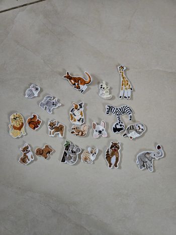 Lot de patch thermocolant animaux  
