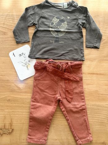 Ensemble slim + t-shirt ML
