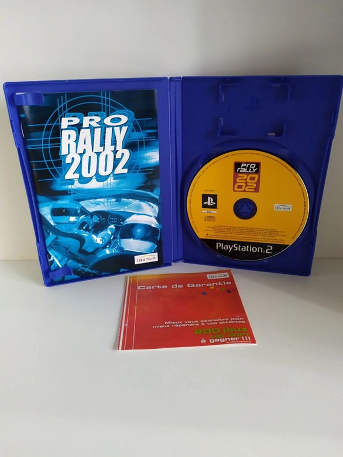 Pro Rally 2002 Sony PlayStation 2 Ps2 Ubisoft boîte notice - photo numéro 3