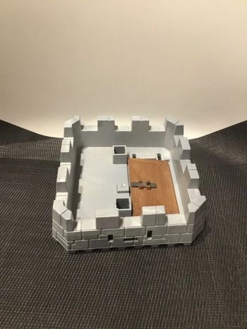 Playmobil créneaux et porte trape avec loquet château 6697 moyen âge pièces détachées