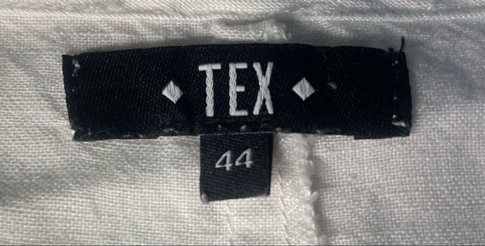 Haut en lin blanc »Tex »manches 3/4 - photo numéro 10
