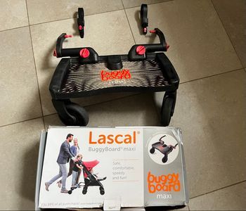 Planche à roulette ( marche) pour poussette buggy board maxi noir 
