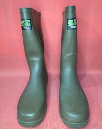 Bottes de Pluie Safety Jogger "Grass" Kaki - Taille 47 - Neuf
