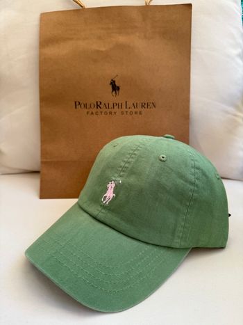 Casquette Ralph Lauren verte neuve