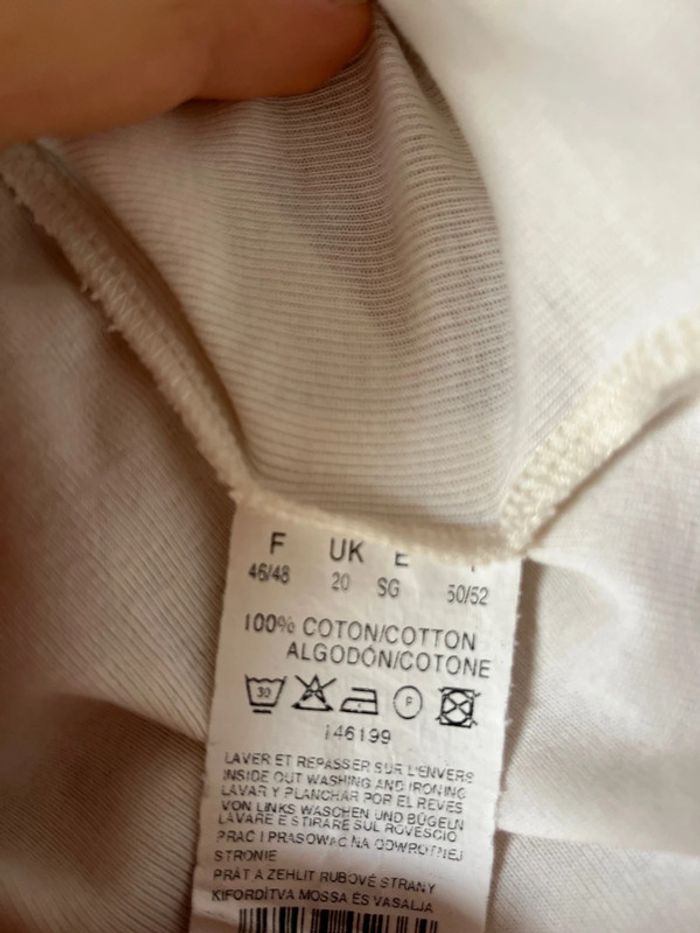 Top blanc à manches longues taille 46/48 - photo numéro 8