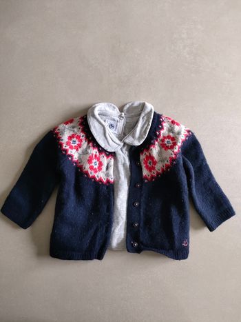 Ensemble Pull - T-shirt (18 mois) Petit Bateau ⛵