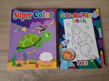 Lot de 2 livres de coloriages 